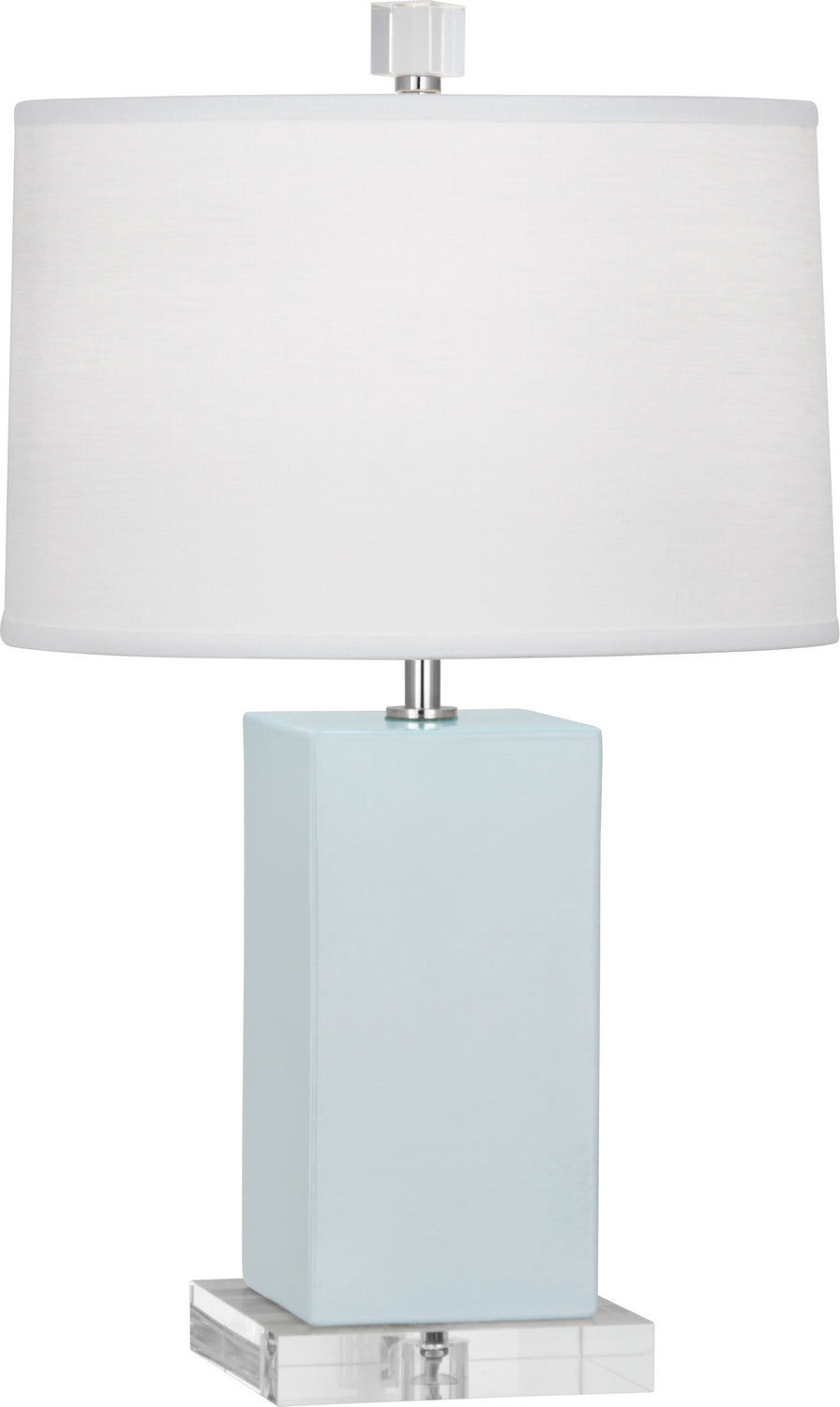 Robert Abbey Lighting BB990 Harvey Lamp Baby Blue Glazed