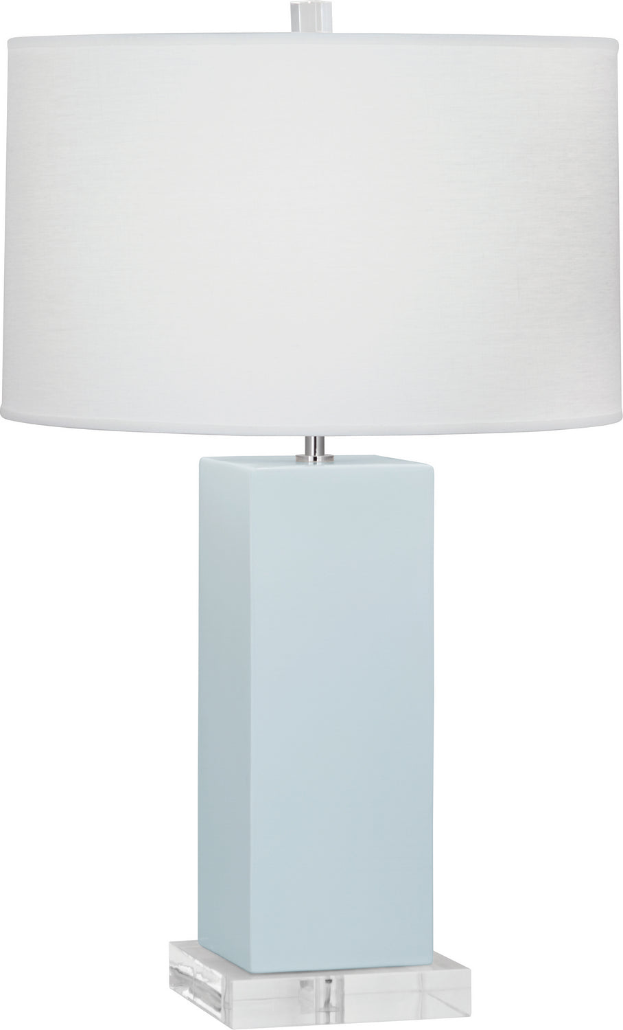 Robert Abbey Lighting BB995 Harvey Lamp Baby Blue Glazed