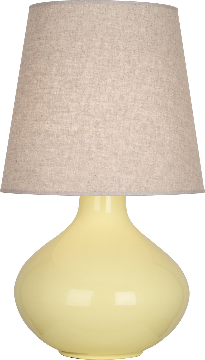 Robert Abbey Lighting BT991 June Lamp Butter Glazed