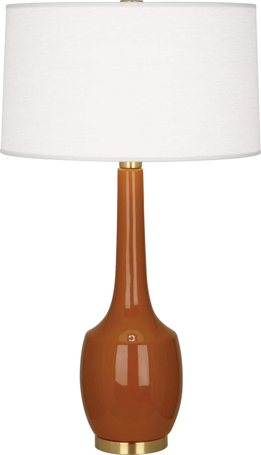 Robert Abbey Lighting CM701 Delilah Lamp Cinnamon Glazed