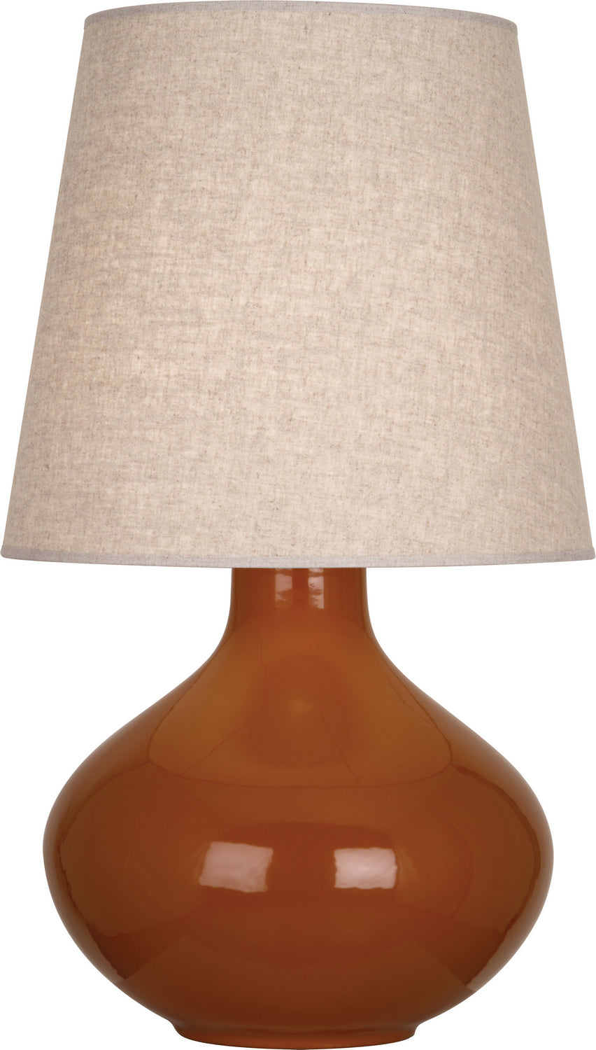 Robert Abbey Lighting CM991 June Lamp Cinnamon Glazed