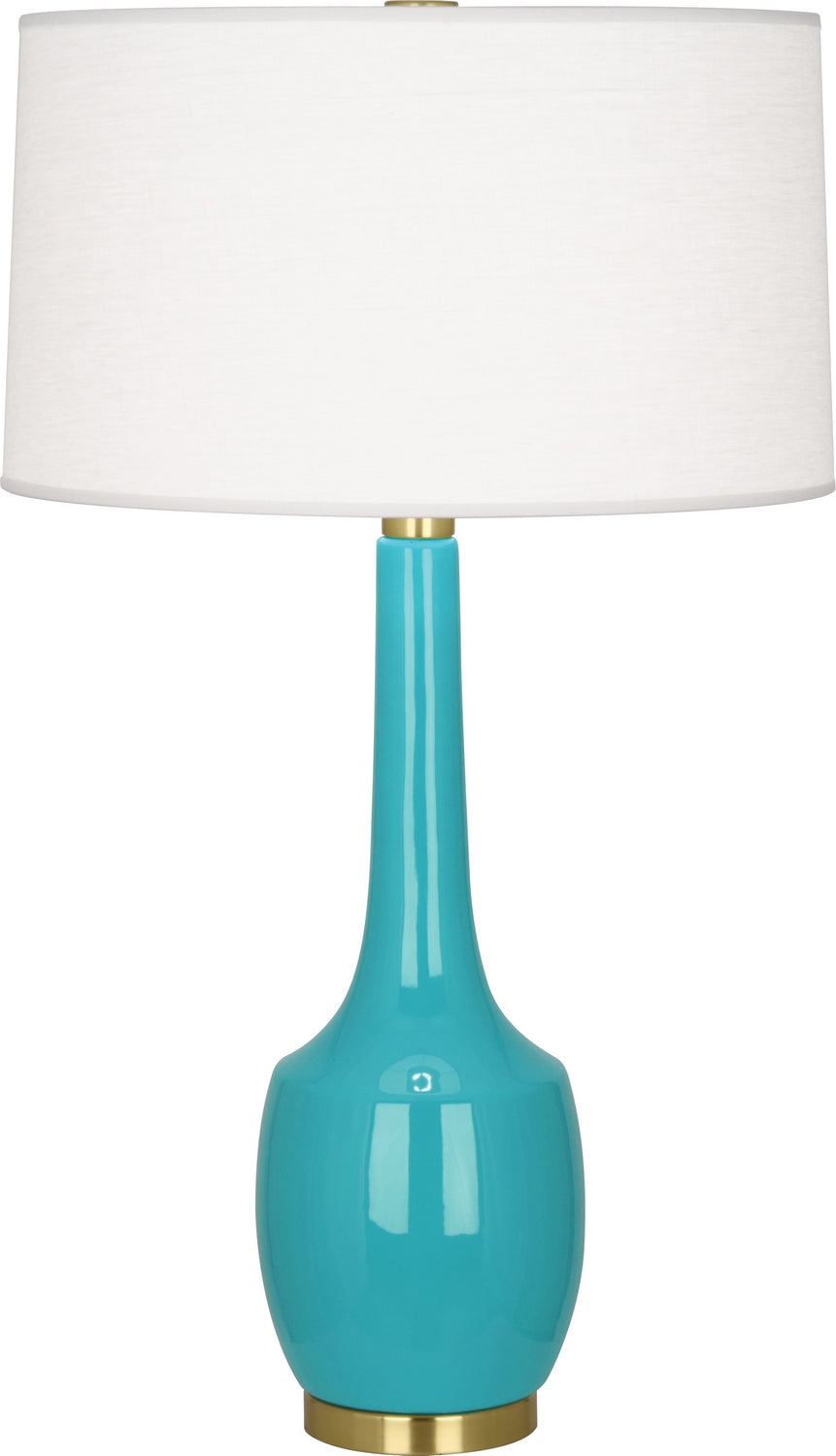 Robert Abbey Lighting EB701 Delilah Lamp Egg Blue Glazed