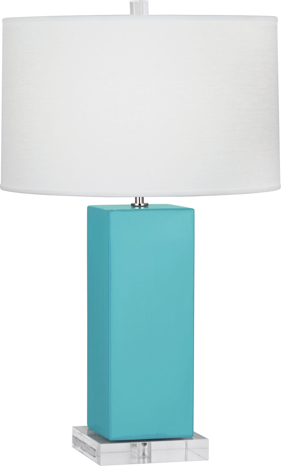 Robert Abbey Lighting EB995 Harvey Lamp Egg Blue Glazed