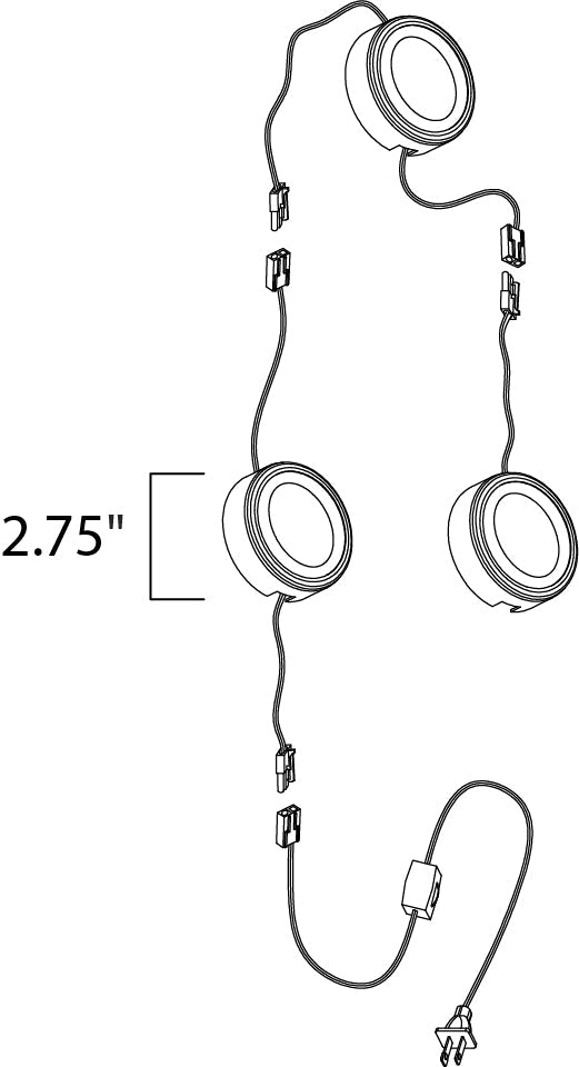 Maxim Lighting 53836SN  Countermax Mx-Ld-Ac Home Decor Satin Nickel