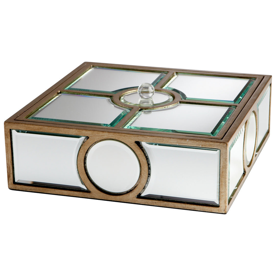 Cyan 05935 Containers & Trays - Clear And Gold
