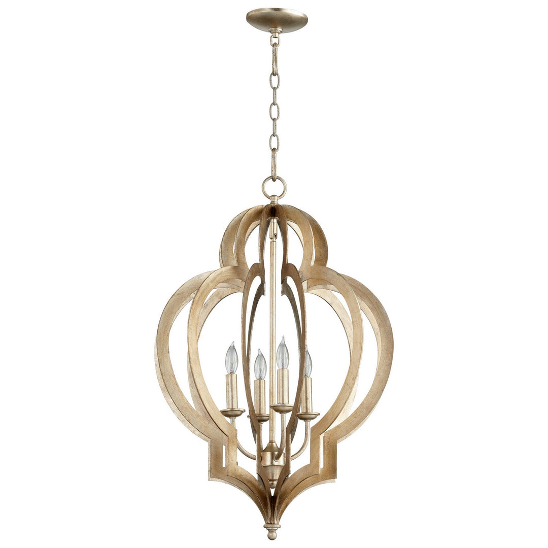 Cyan Design Vertigo 05971 Chandelier Light - Silver Leaf