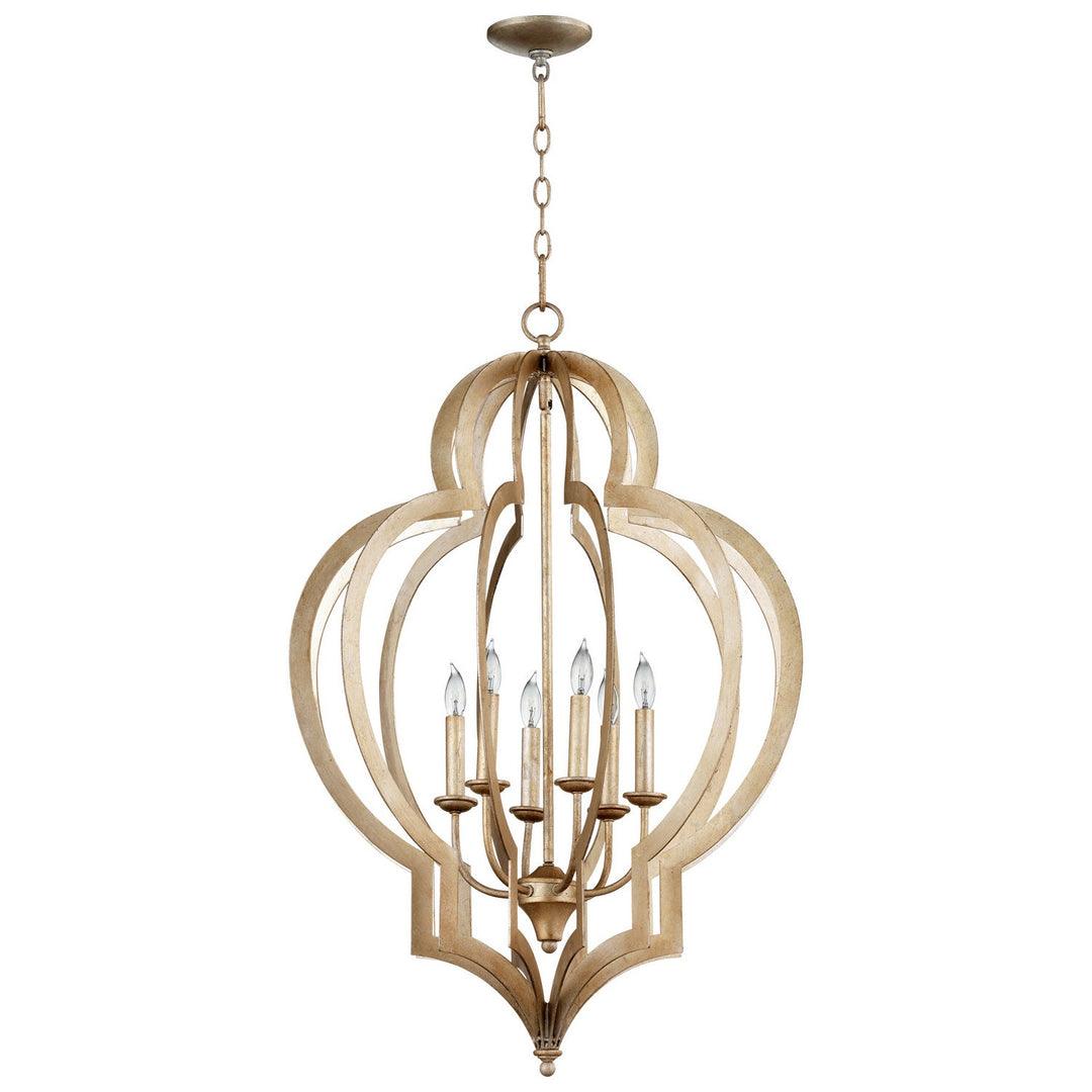 Cyan Design Vertigo 05972 Chandelier Light - Silver Leaf