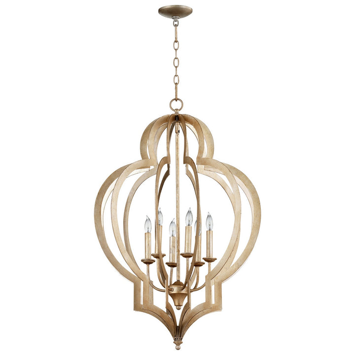 Cyan Design Vertigo 05972 Chandelier Light - Silver Leaf