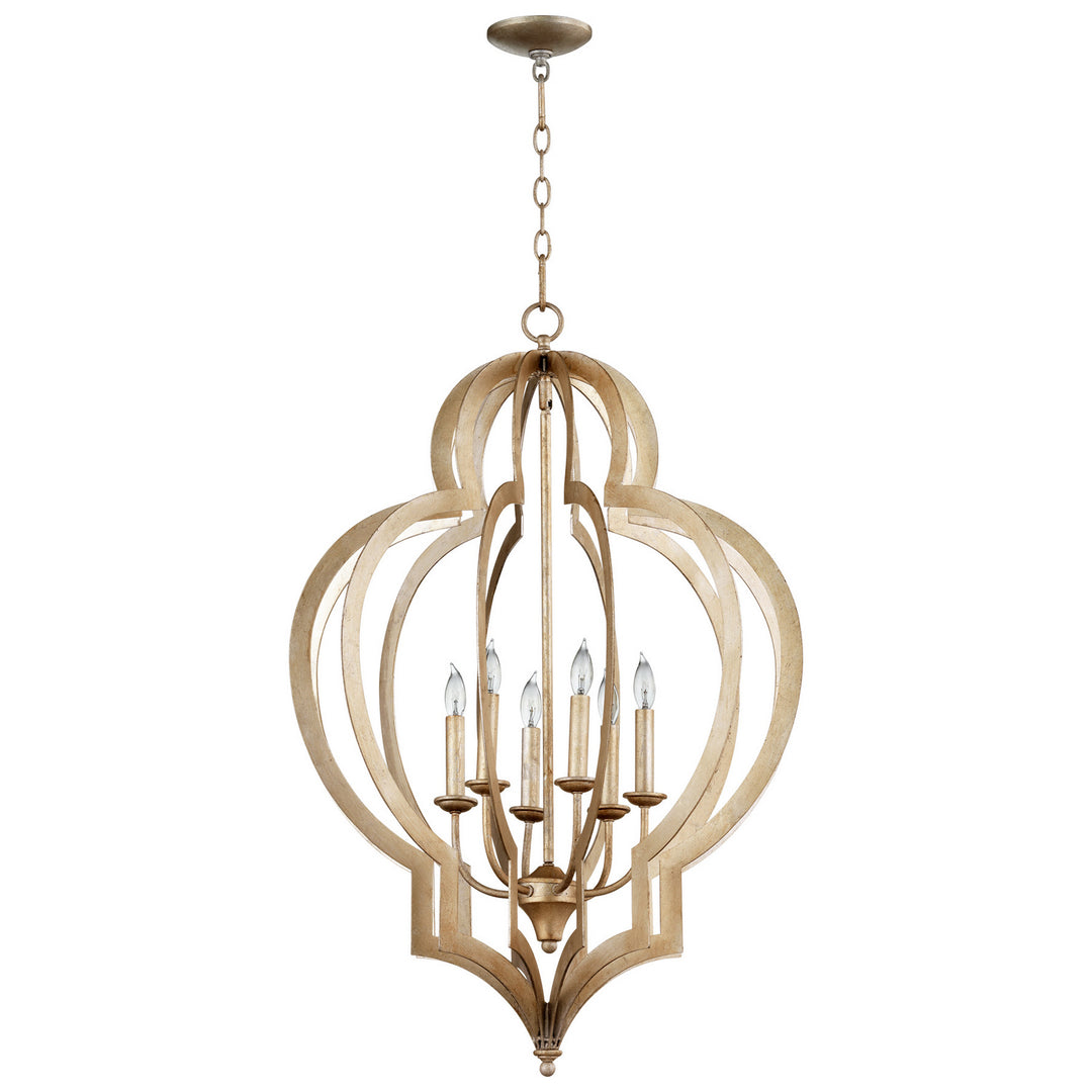 Cyan Design Vertigo 05972 Chandelier Light - Silver Leaf