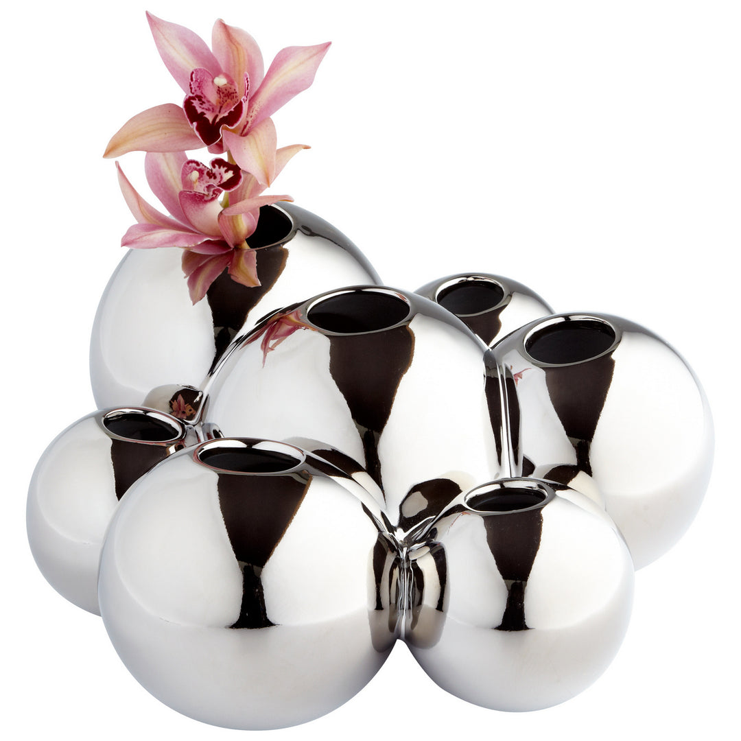 Cyan 06026 Vases & Planters - Chrome