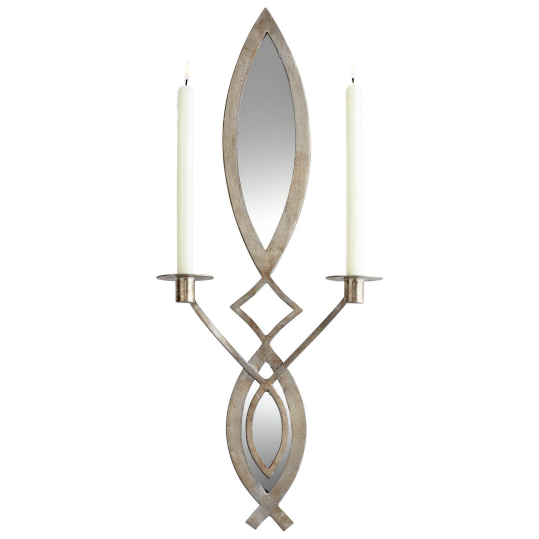 Cyan 06030 Candle Holders - Mystic Silver