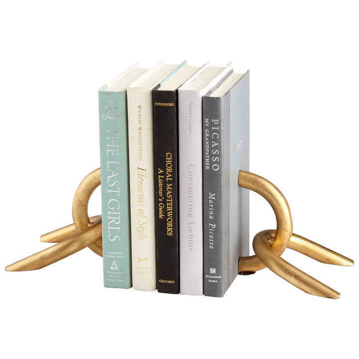 Cyan 06042 Bookends - Gold