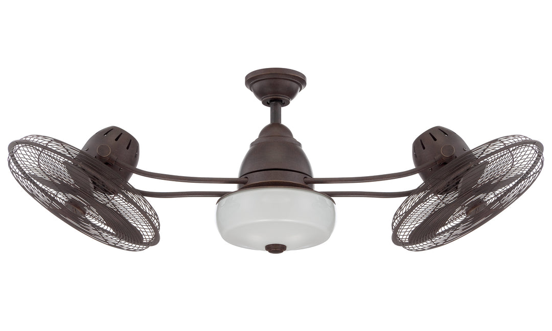 Craftmade Bellows II Indoor/Outdoor BW248AG6 Ceiling Fan 48 - Aged Bronze Textured, Aged Bronze/Aged Bronze/