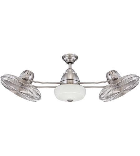 Craftmade Bellows II BW248BNK6 Ceiling Fan 48 - Brushed Polished Nickel, Brushed Polished Nickel/Brushed Polished Nickel/