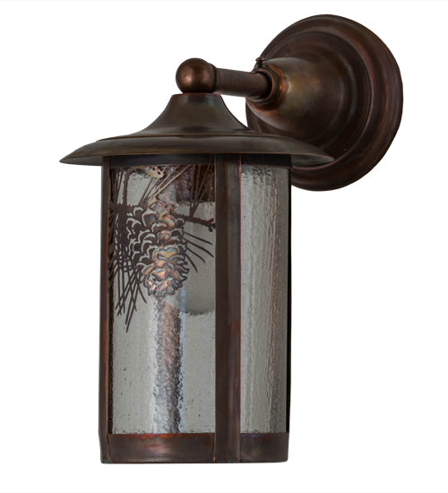 Meyda Tiffany Lighting 54235 Fulton One Light Wall Sconce Outdoor Bronze / Dark