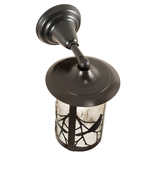 Meyda Tiffany Lighting 54298 Fulton One Light Wall Sconce Outdoor Bronze / Dark