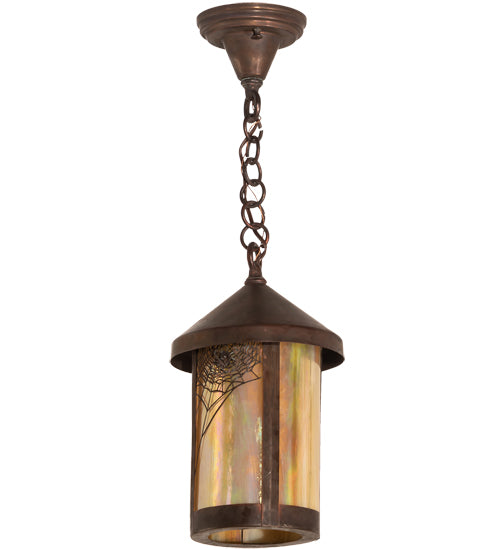 Meyda Tiffany Lighting 54316 Fulton One Light Pendant Outdoor Copper/Antique/Verde