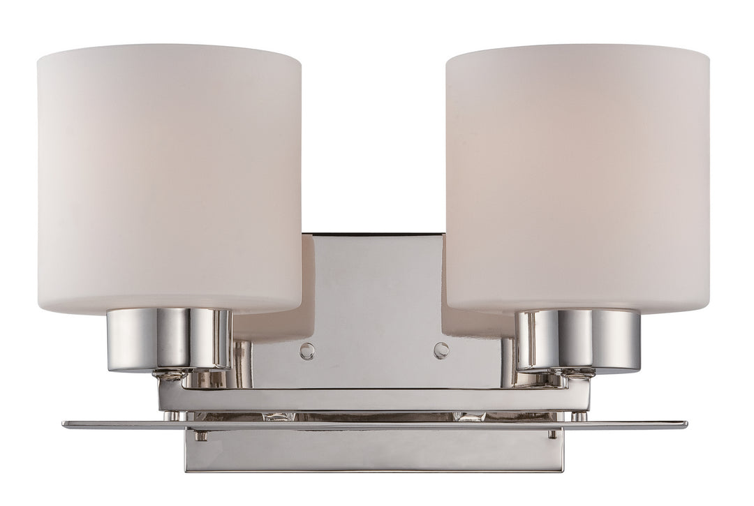 Nuvo Parallel 60-5202 Bath Vanity Light 13 in. wide - Polished Nickel