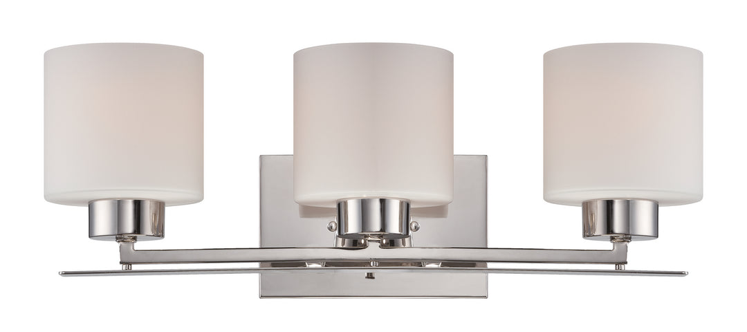 Nuvo Parallel 60-5203 Bath Vanity Light 21 in. wide - Polished Nickel
