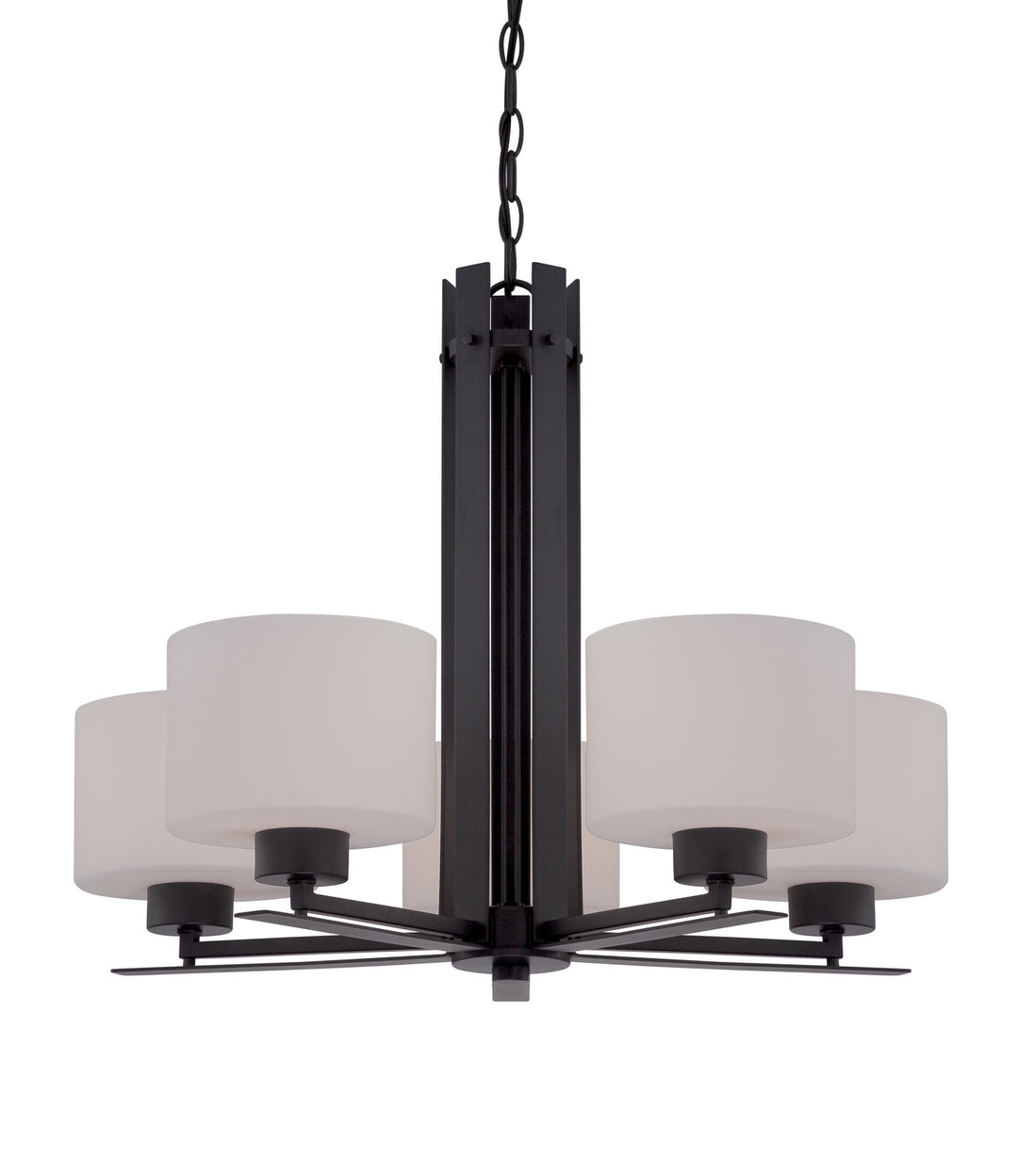 Nuvo Parallel 60-5305 Chandelier Light - Aged Bronze