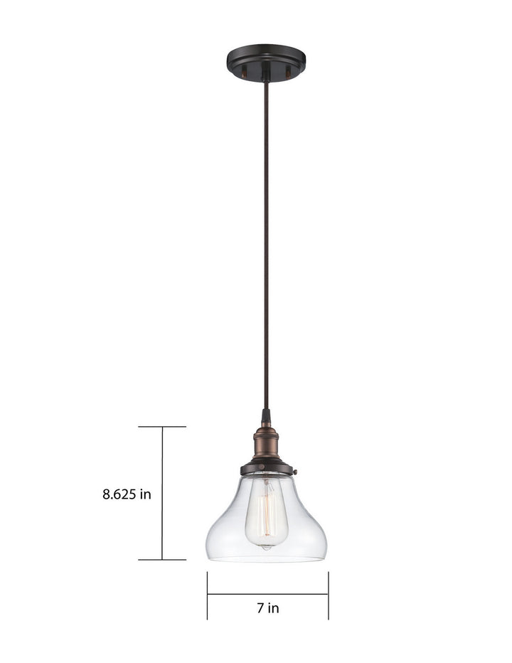 Nuvo Vintage 60-5503 Pendant Light - Rustic Bronze