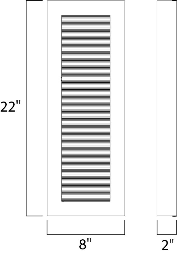 Maxim Lighting 54354ABZ Modern Avenue Led Outdoor Architectural Bronze