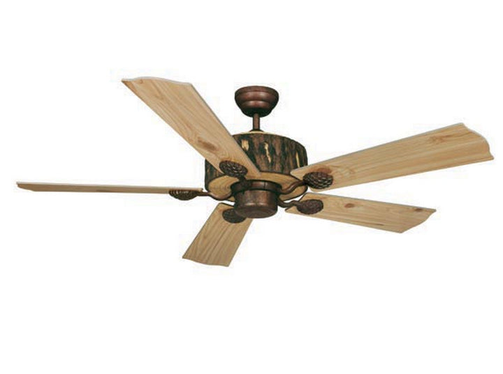 Vaxcel Log Cabin FN52265WP Ceiling Fan - Weathered Patina, Washed Oak-Pine/