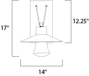 Maxim Lighting 54364CLABZ  Civic Outdoor Architectural Bronze