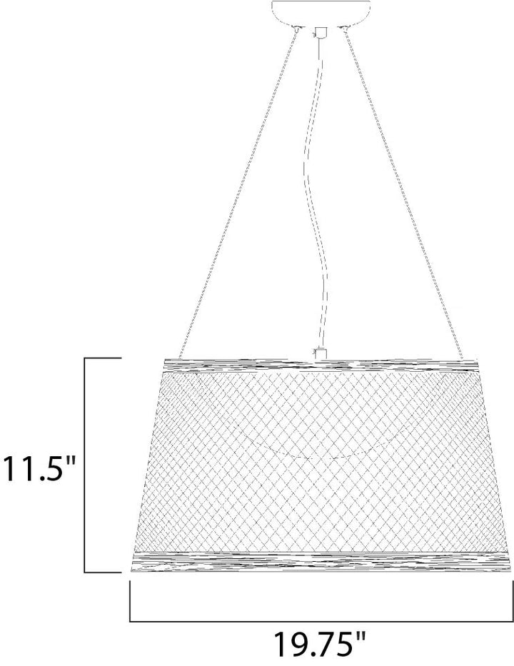 Maxim Bahama 54374NA Pendant Light - Natural