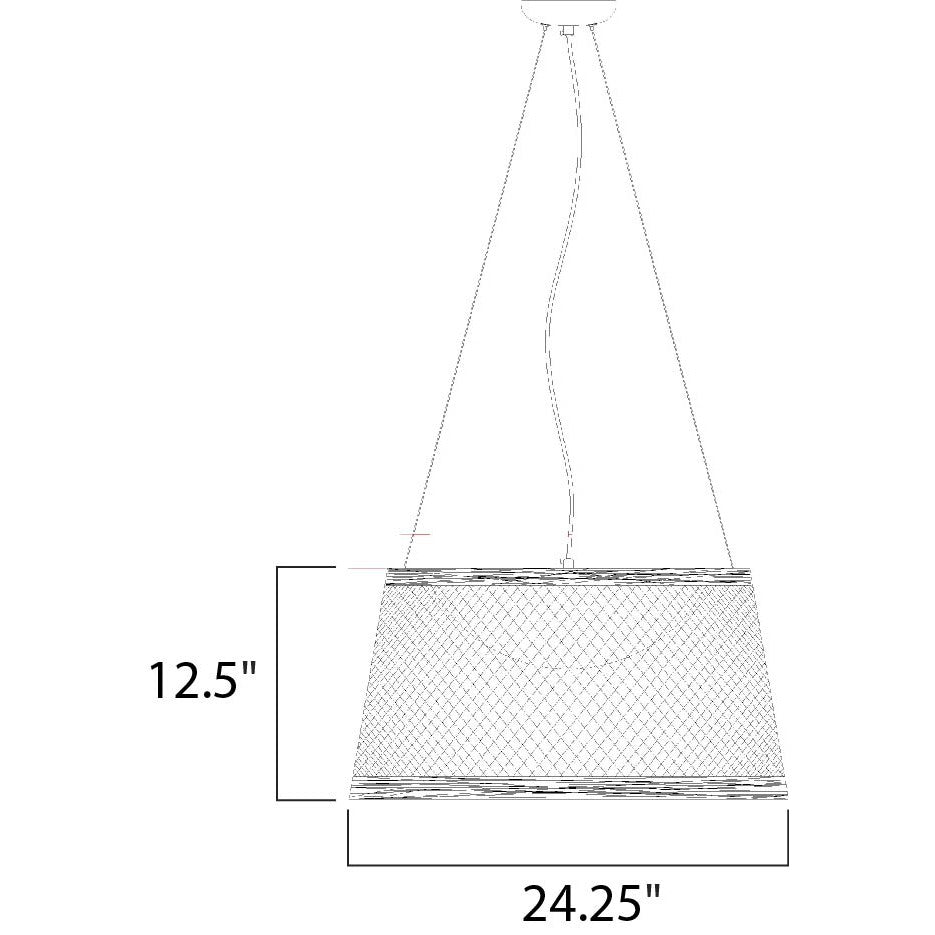 Maxim Bahama 54376NA Pendant Light - Natural