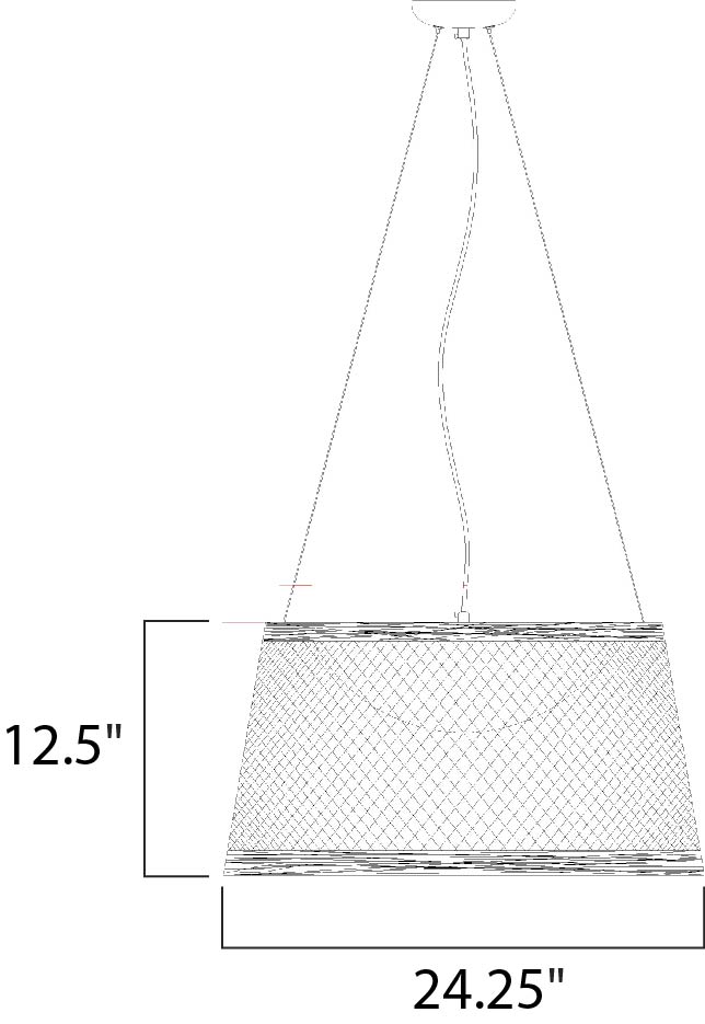 Maxim Bahama 54376NA Pendant Light - Natural