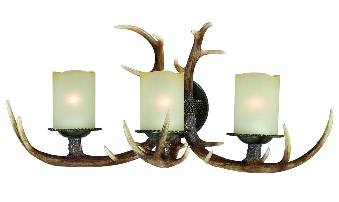 Vaxcel Yoho W0046 Bath Vanity Light 28 in. wide - Black Walnut