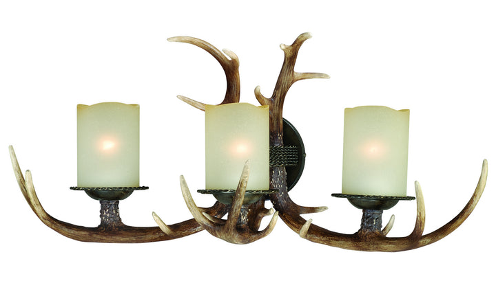 Vaxcel Yoho W0046 Bath Vanity Light 28 in. wide - Black Walnut