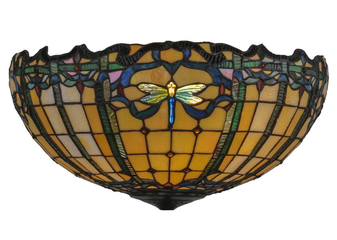 Meyda Tiffany Lighting 50700 Tiffany Dragonfly Shade Lamp Shade Bronze / Dark