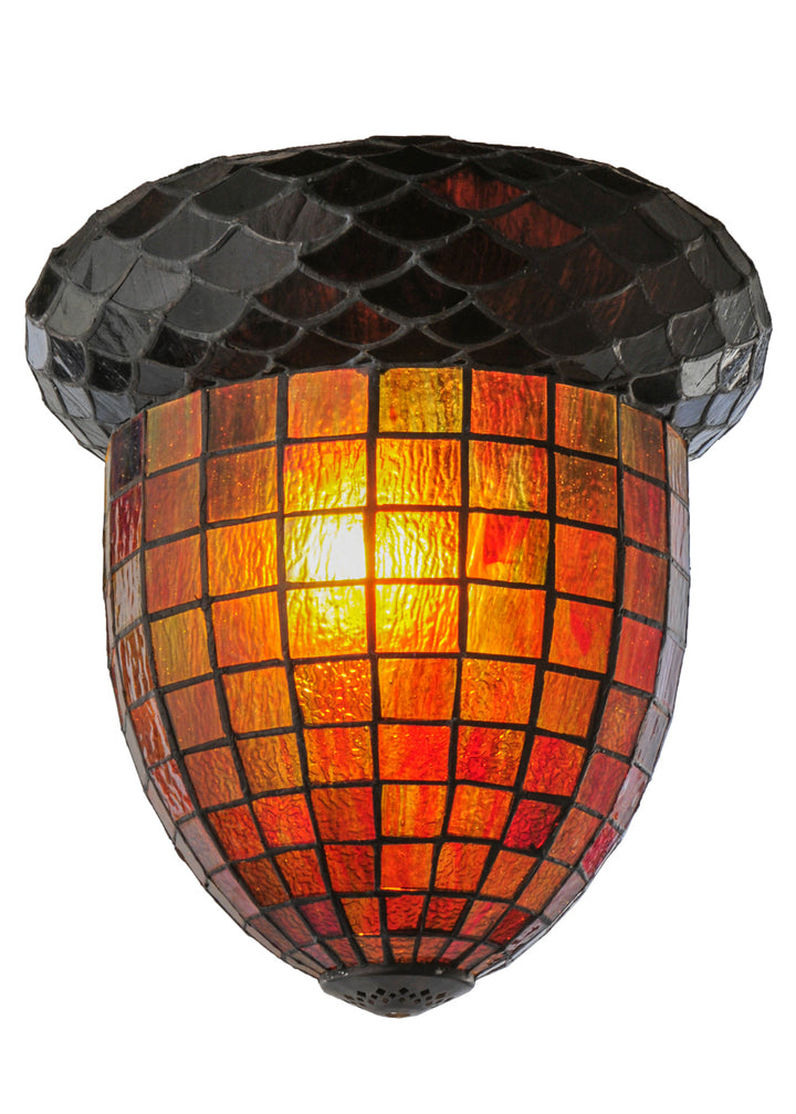 Meyda Tiffany Lighting 51846 Acorn Shade Lamp Shade Bronze / Dark