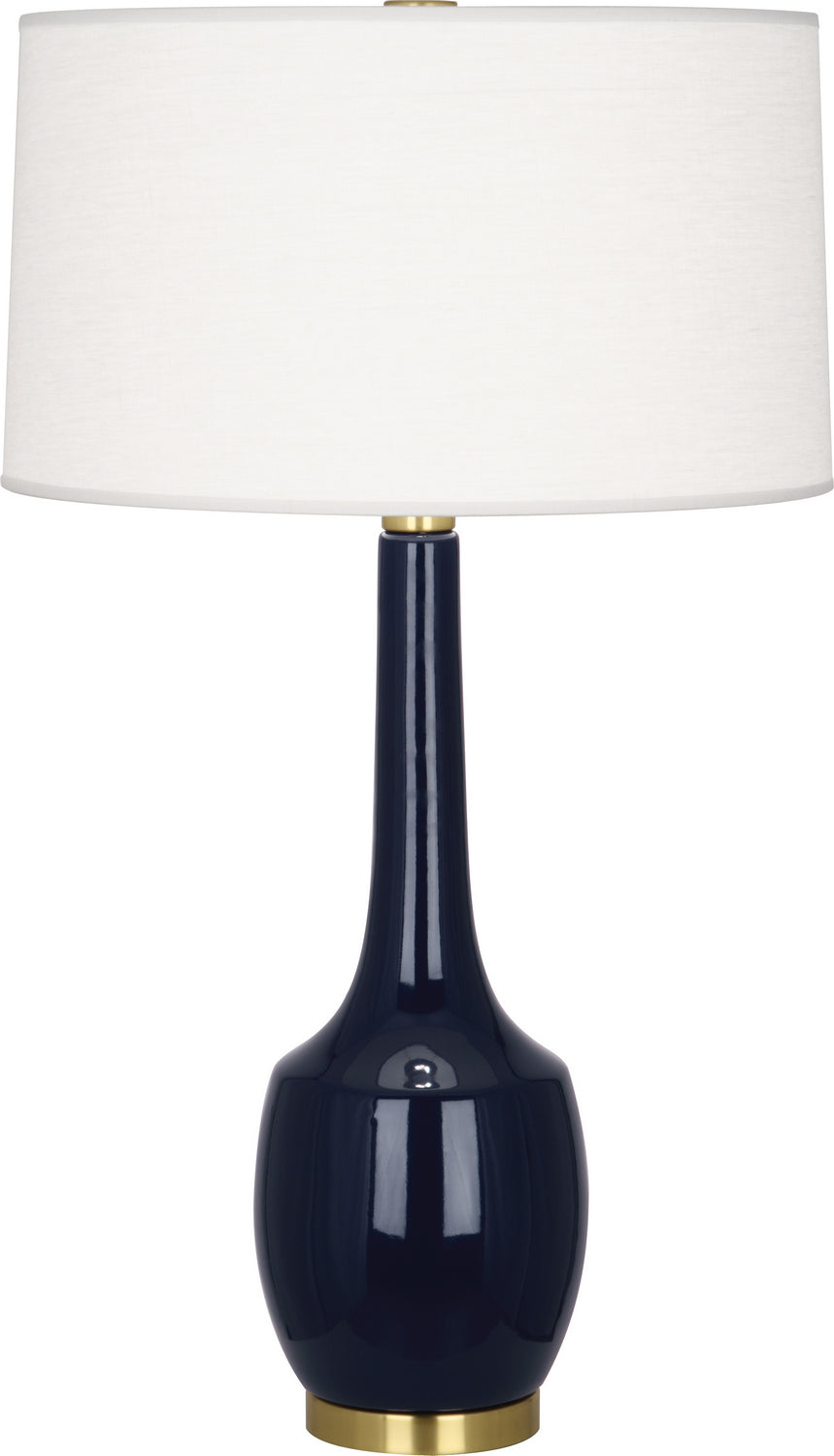 Robert Abbey Lighting MB701 Delilah Lamp Midnight Blue Glazed