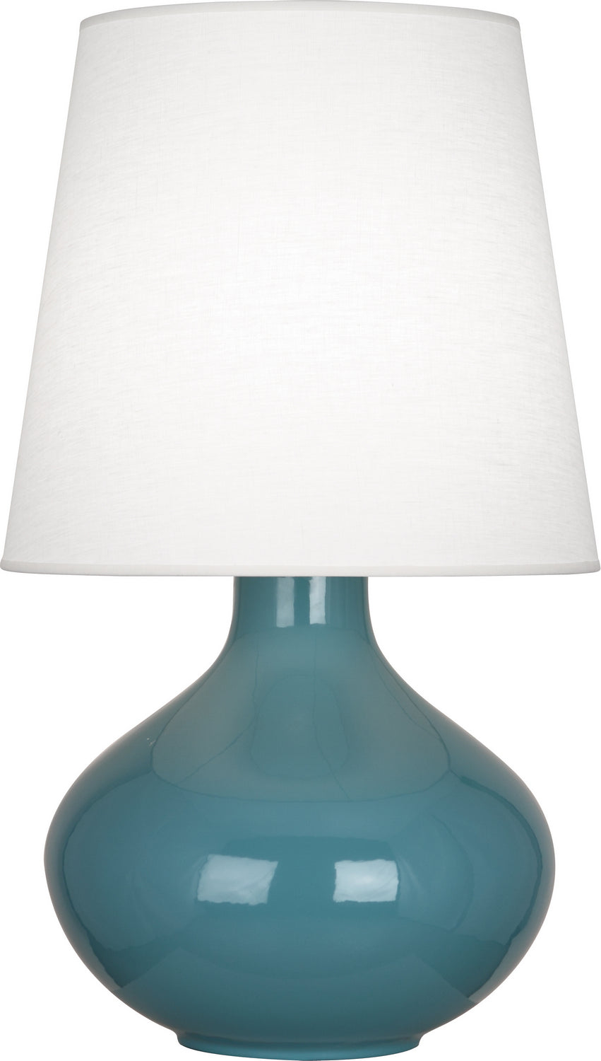 Robert Abbey Lighting OB993 June Lamp Steel Blue Glazed