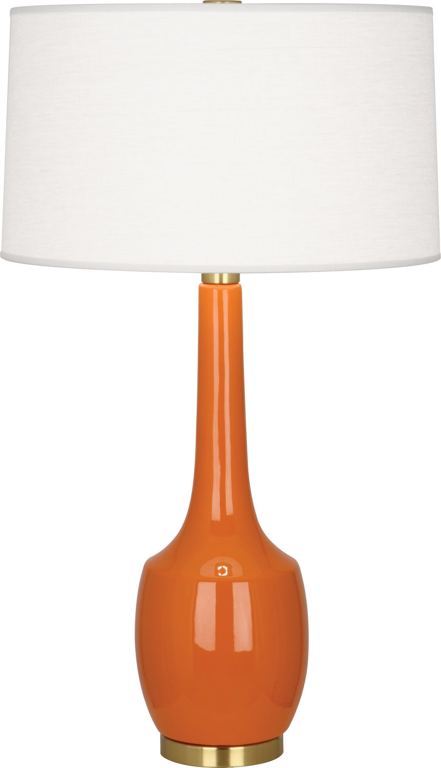 Robert Abbey Lighting PM701 Delilah Lamp Pumpkin Glazed