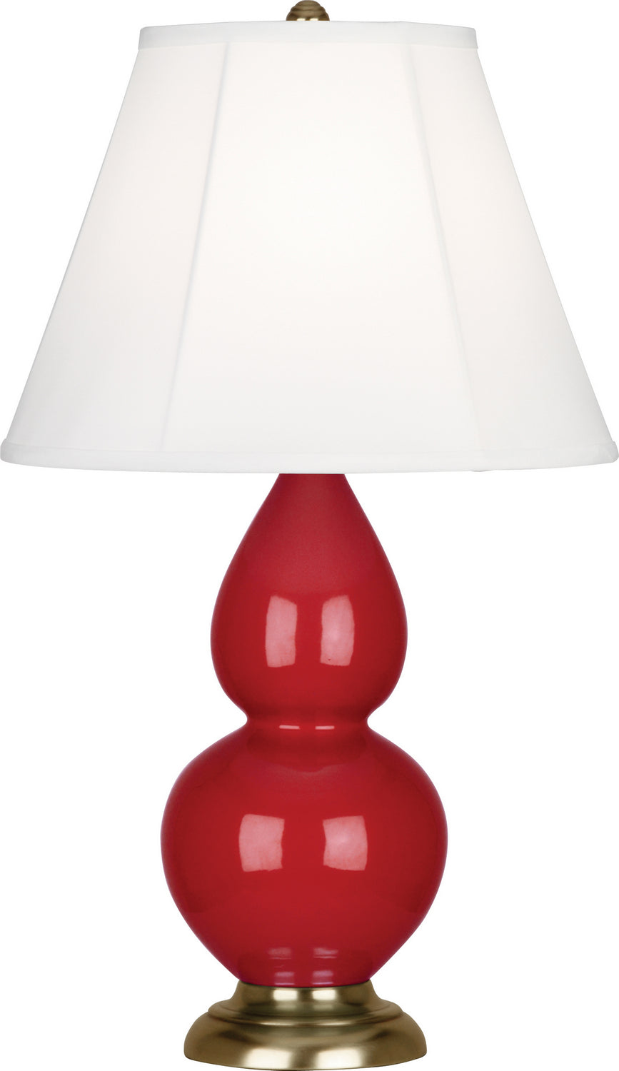 Robert Abbey Lighting RR10 Small Double Gourd Lamp Ruby Red Glazed