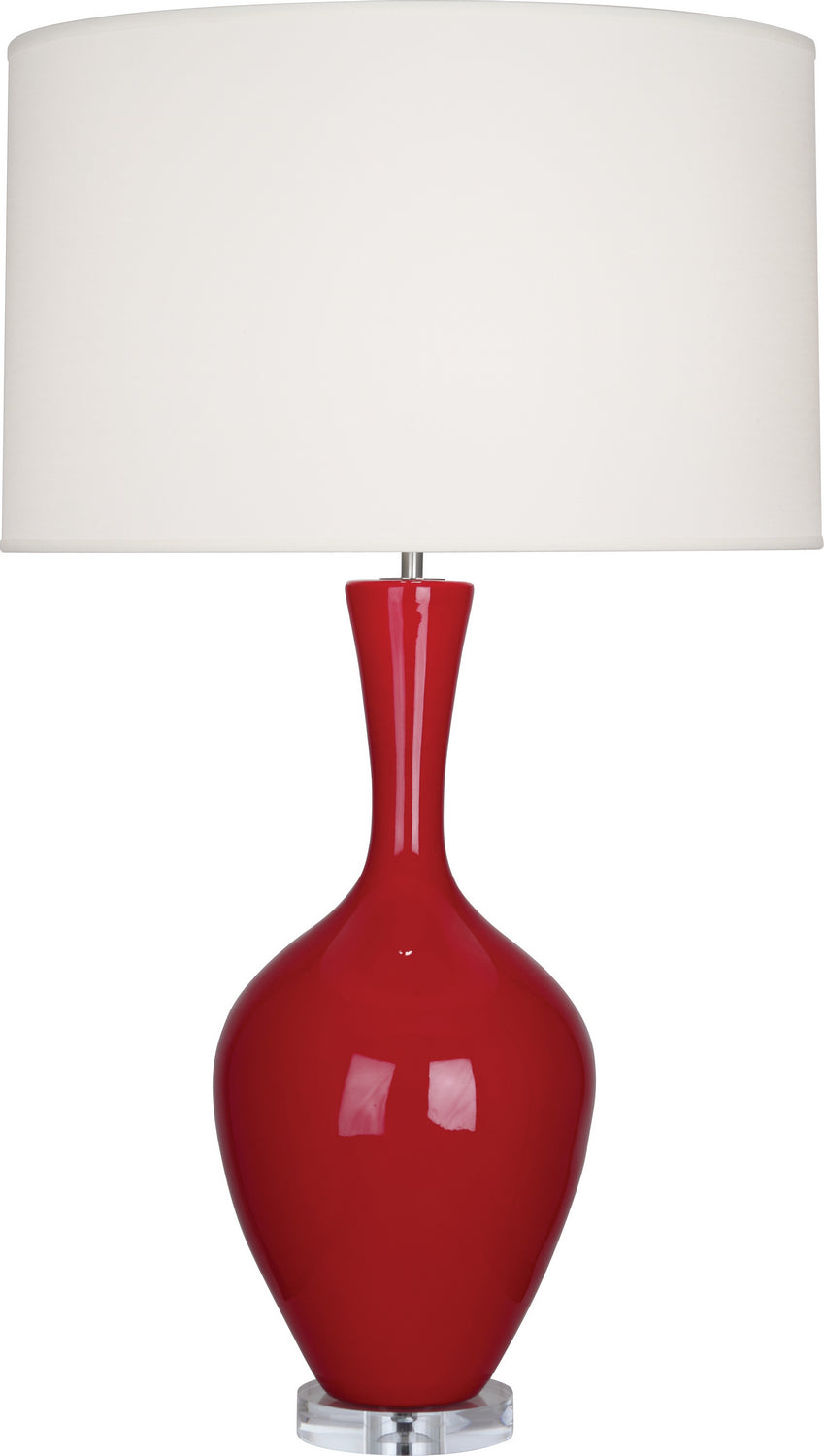 Robert Abbey Lighting RR980 Audrey Lamp Ruby Red Glazed