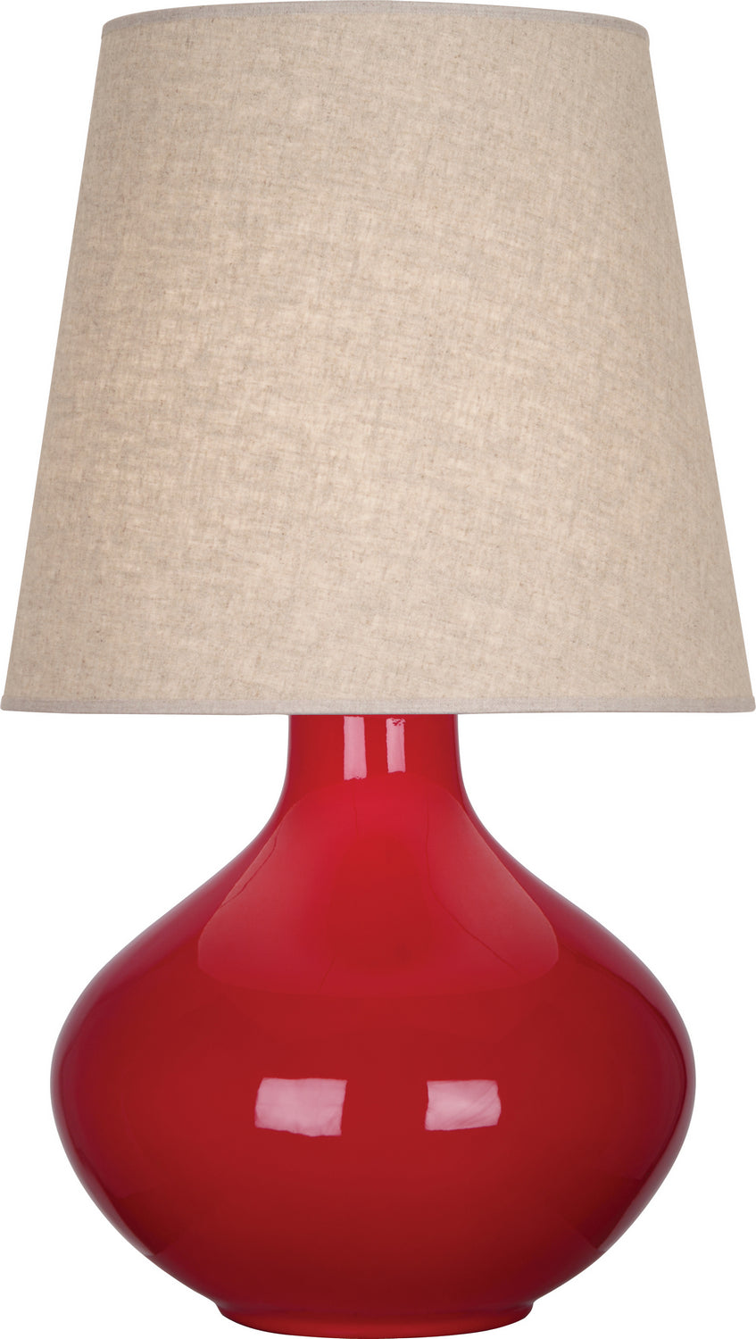 Robert Abbey Lighting RR991 June Lamp Ruby Red Glazed