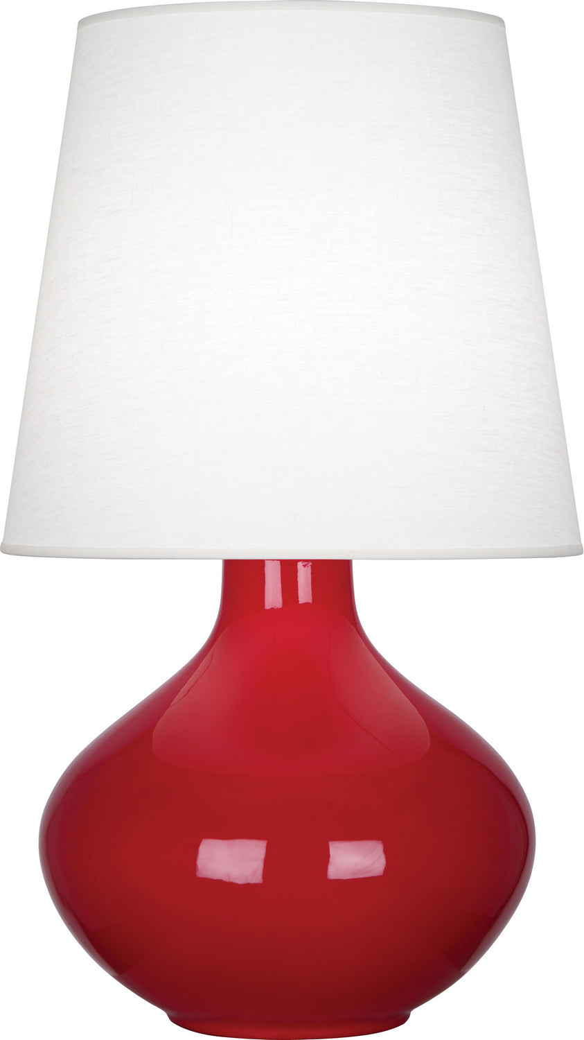 Robert Abbey Lighting RR993 June Lamp Ruby Red Glazed