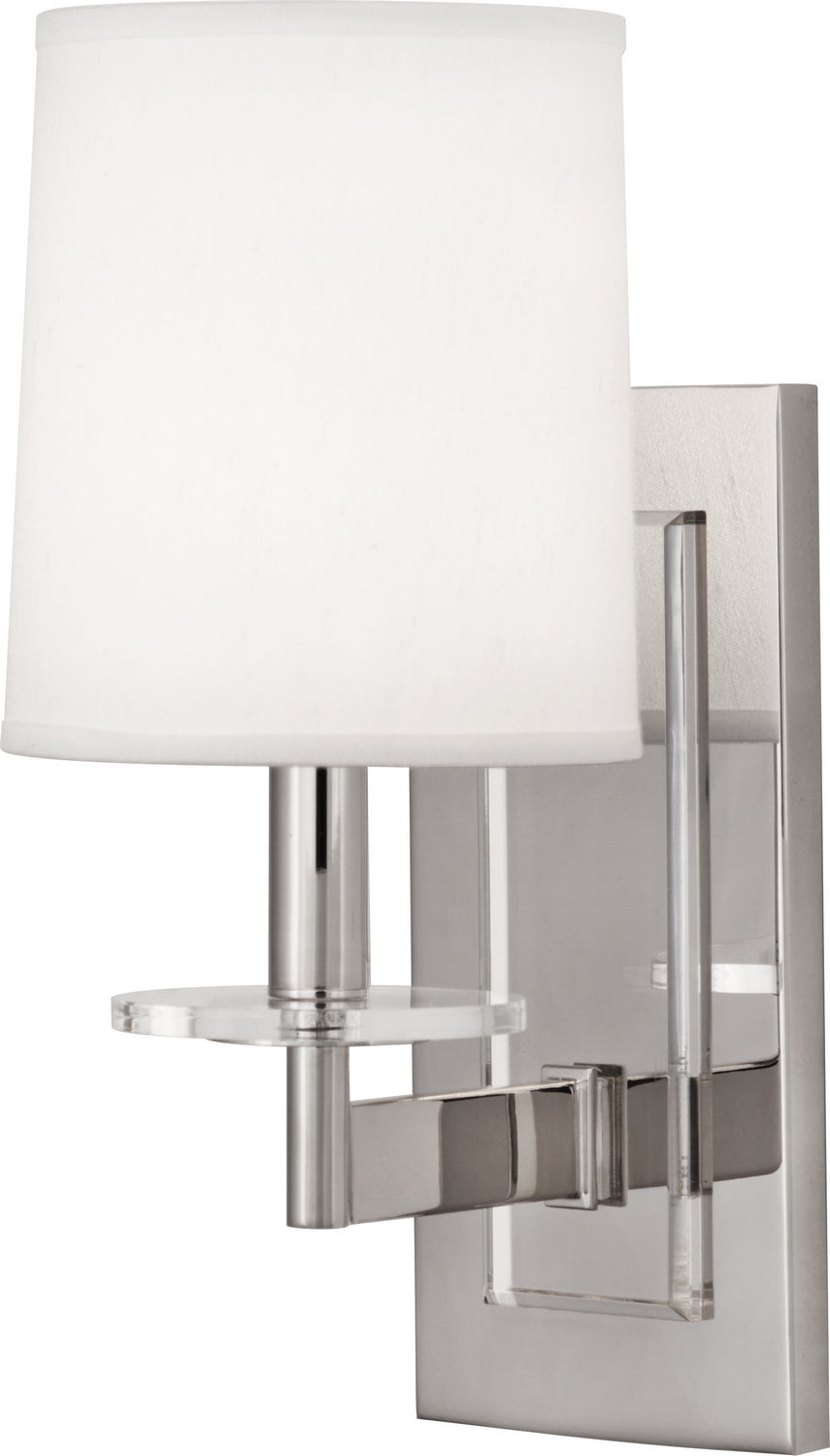 Robert Abbey Alice S3381 Wall Sconce Light - Polished Nickel w/Lucite