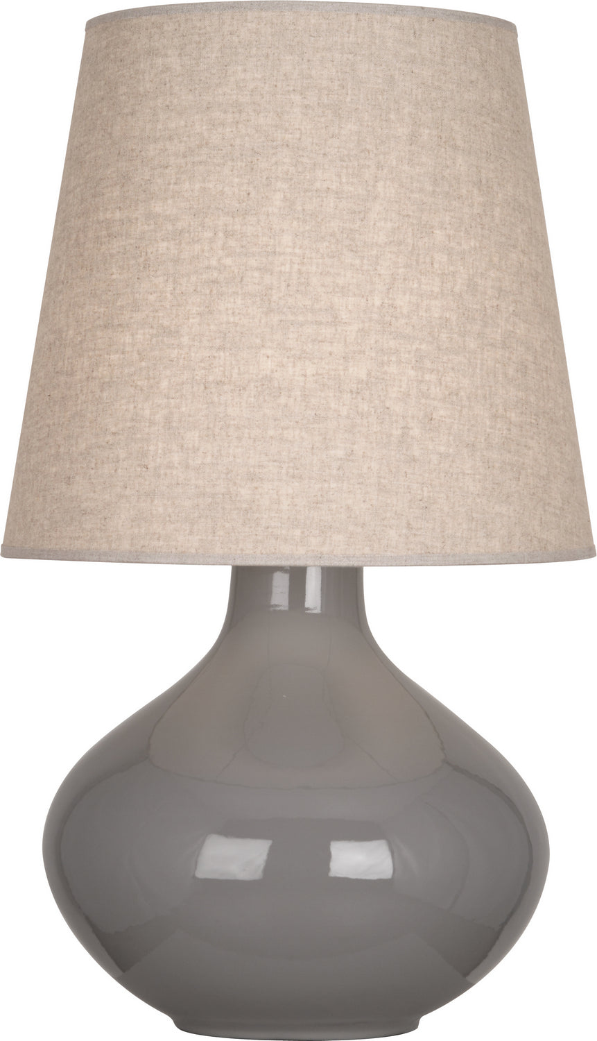 Robert Abbey Lighting ST991 June Lamp Smoky Taupe Glazed