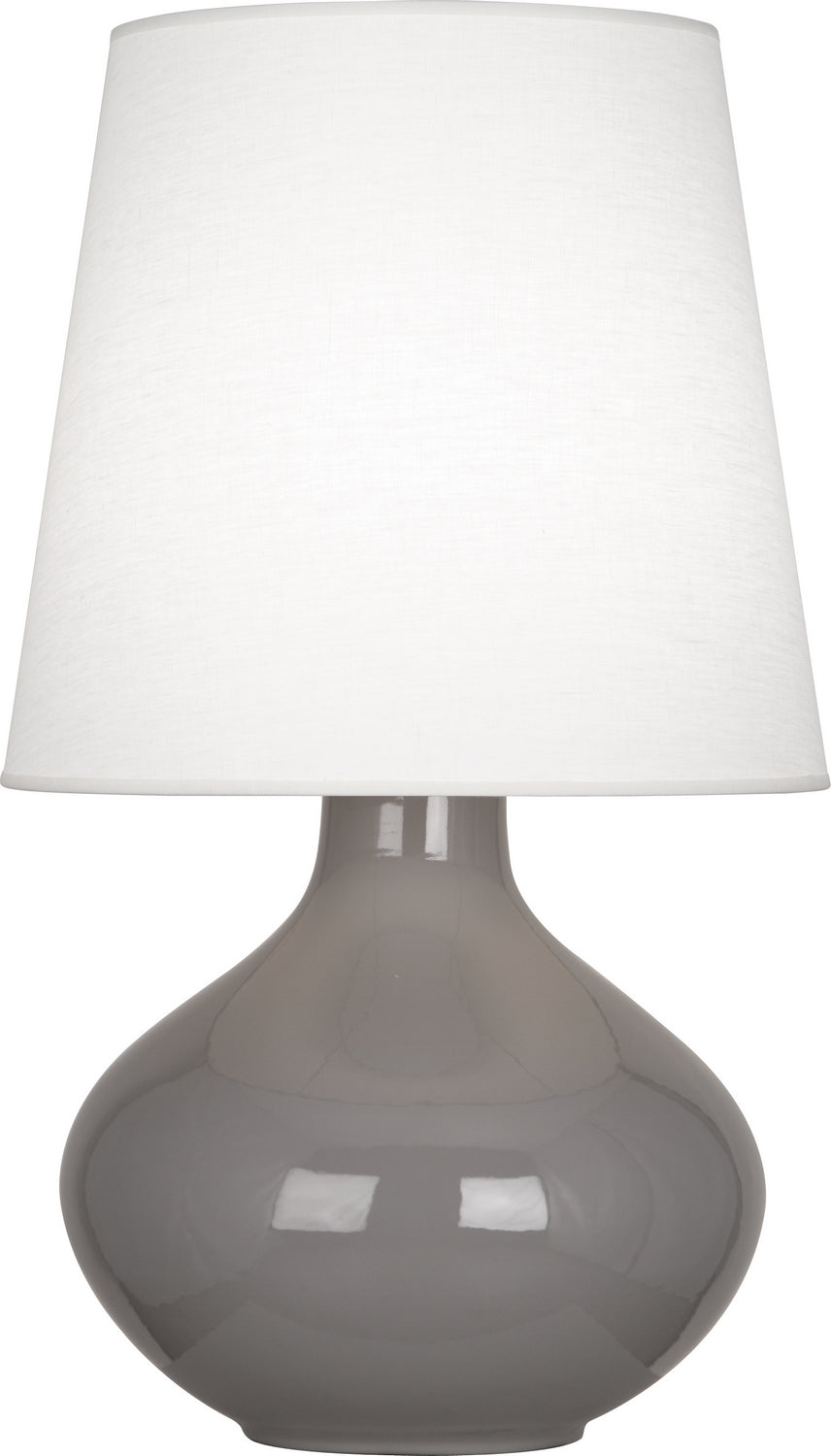 Robert Abbey Lighting ST993 June Lamp Smoky Taupe Glazed