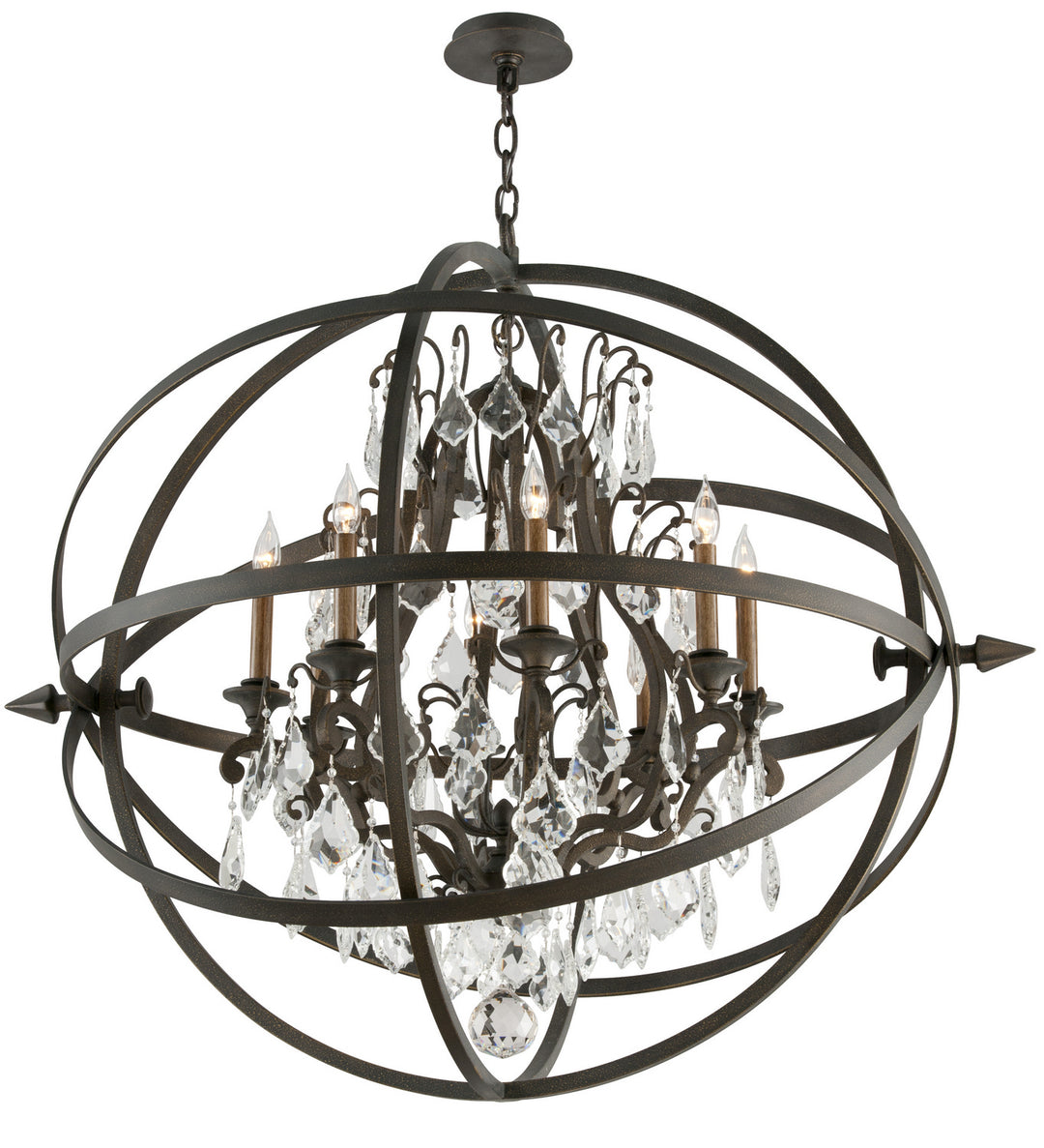 Troy Byron F2998 Chandelier Light - Vintage Bronze