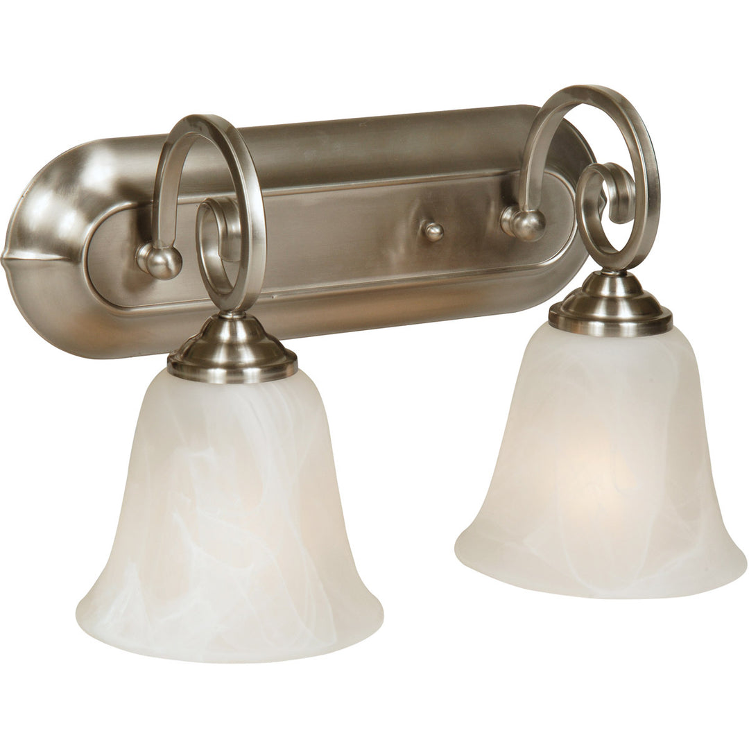 Craftmade Cecilia 7114BNK2 Bath Vanity Light 14 in. wide - Brushed Polished Nickel