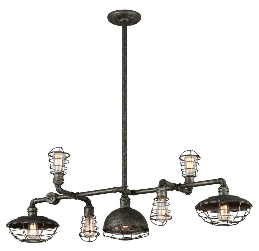 Troy Conduit F3819 Pendant Light - Old Silver