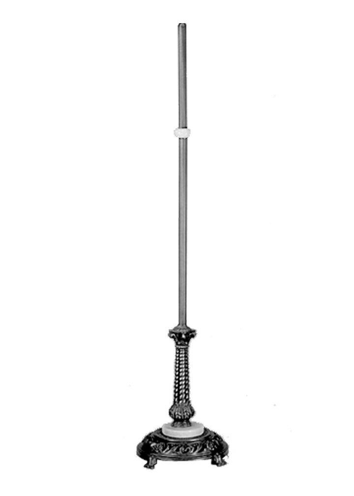 Meyda Tiffany Lighting 10142 Floor Lamp Three Light Floor Base Utility Light Bronze / Dark