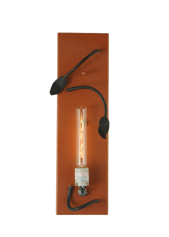 Meyda Tiffany Lighting 105635 Wine Bottle One Light Wall Sconce Utility Light Bronze / Dark